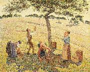 Apfelernte in Eragny Camille Pissarro